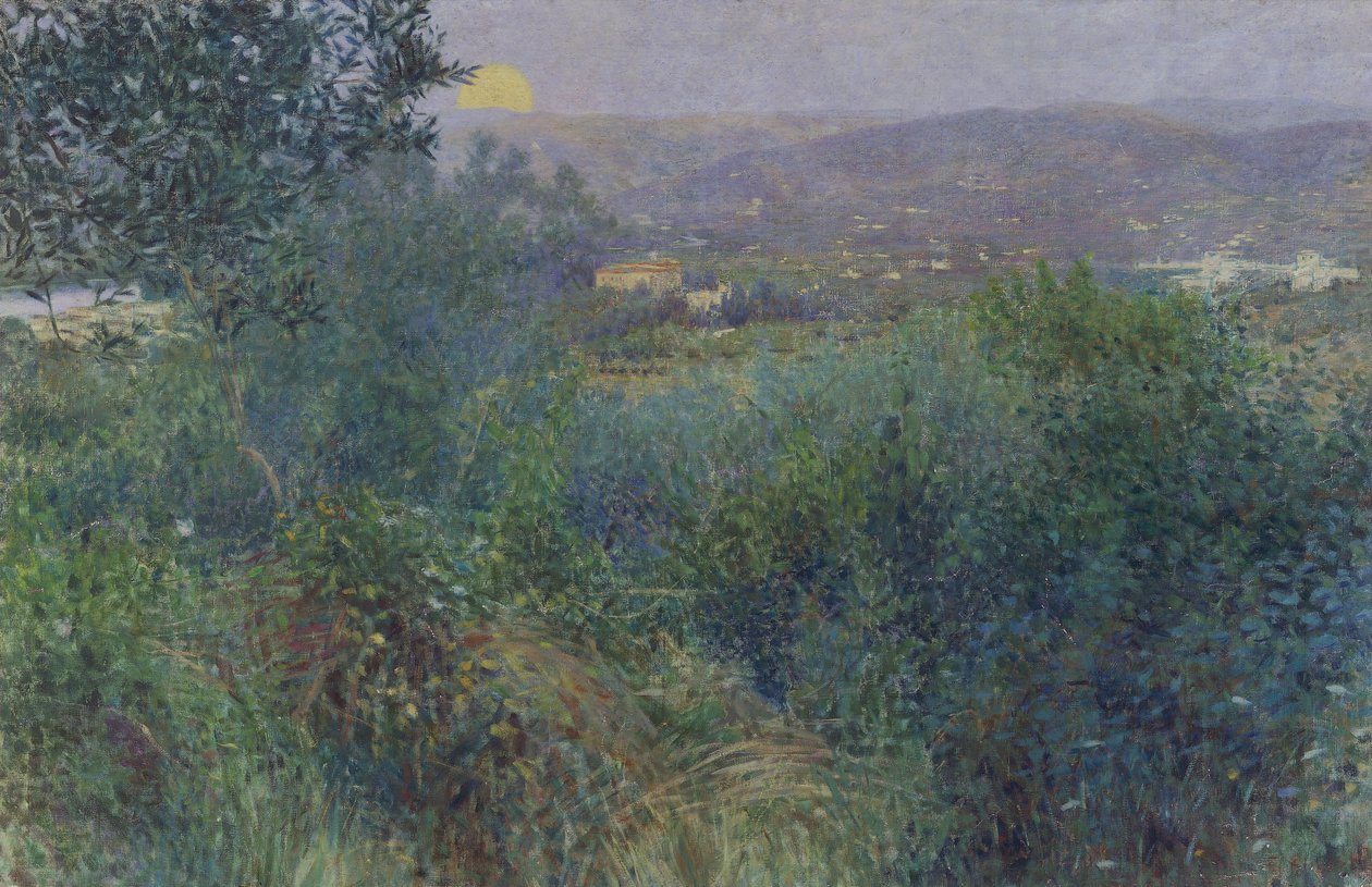 The Rising Moon by Giorgio Kienerk