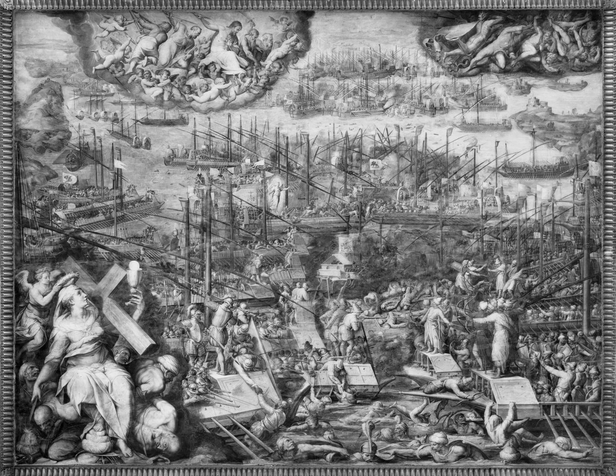 Battle of Lepanto by Giorgio Vasari