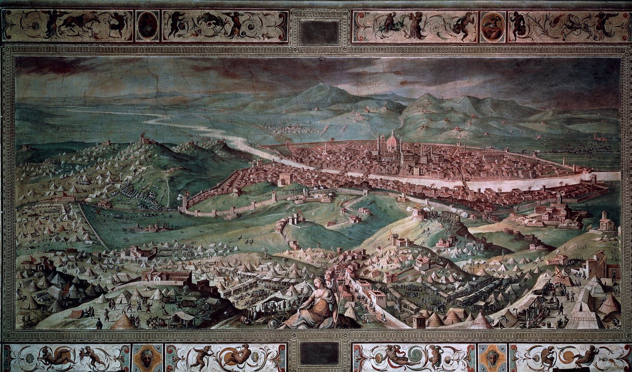 Siege of Florence by Giorgio Vasari