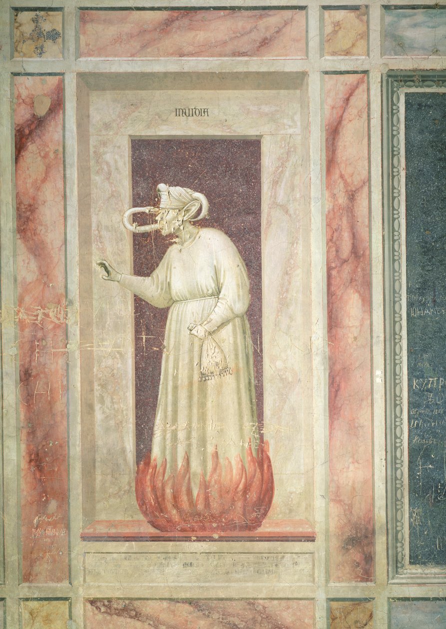 Envy, c.1305 by Giotto di Bondone