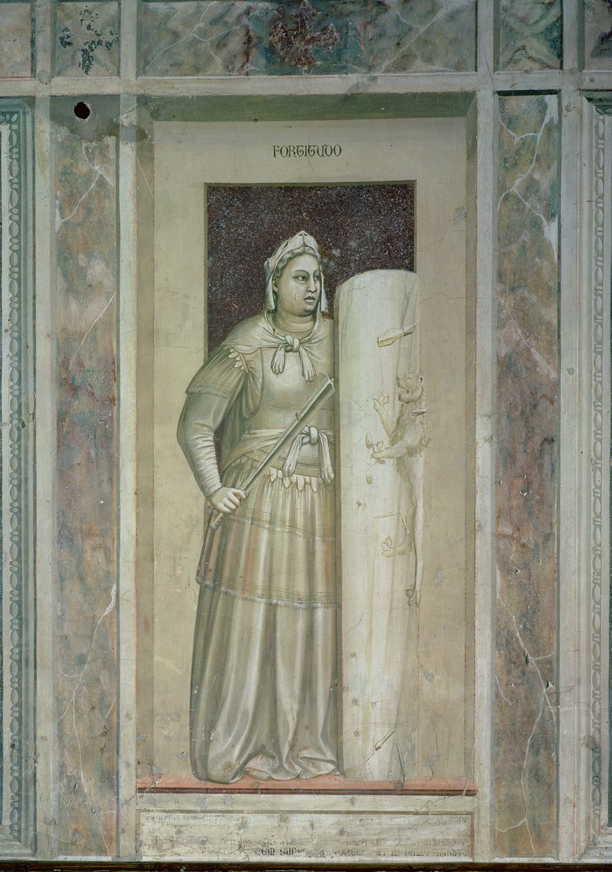 Fortitude by Giotto di Bondone
