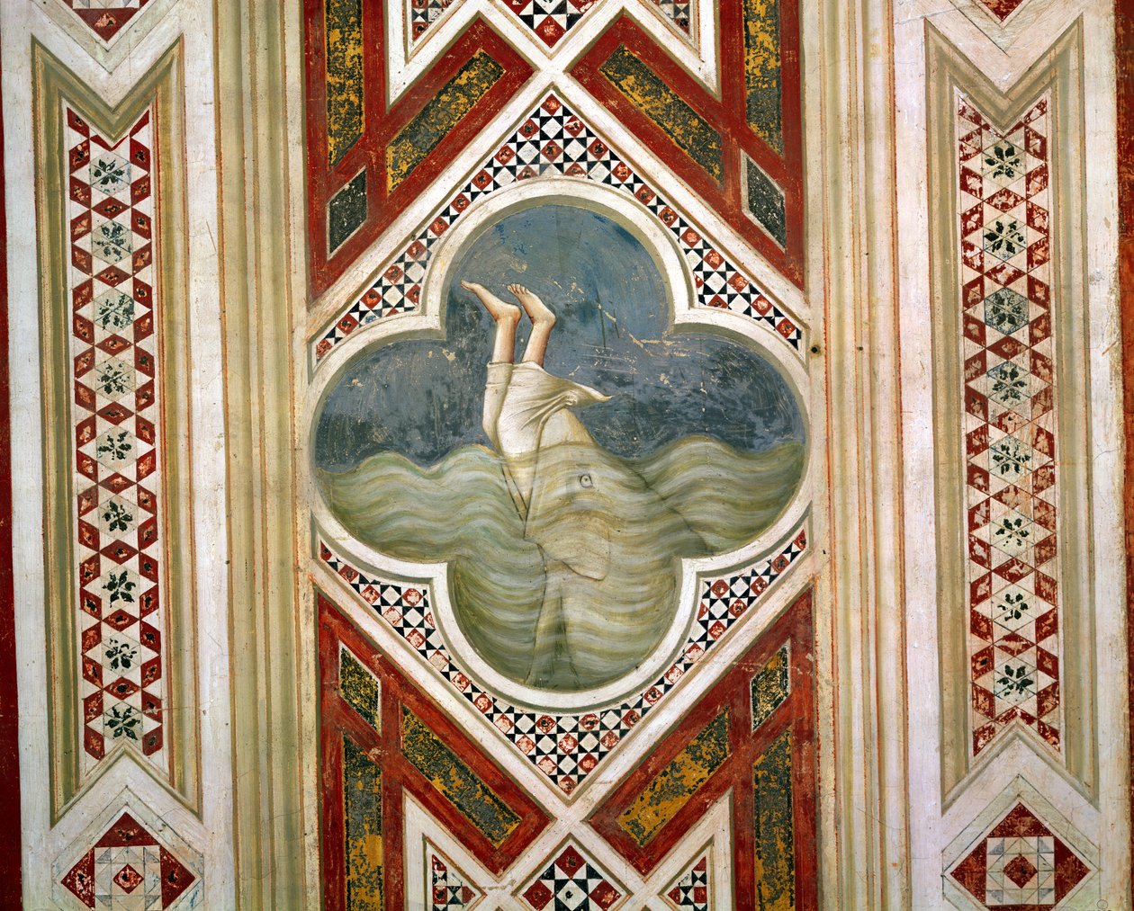 Jonah and the Whale by Giotto di Bondone