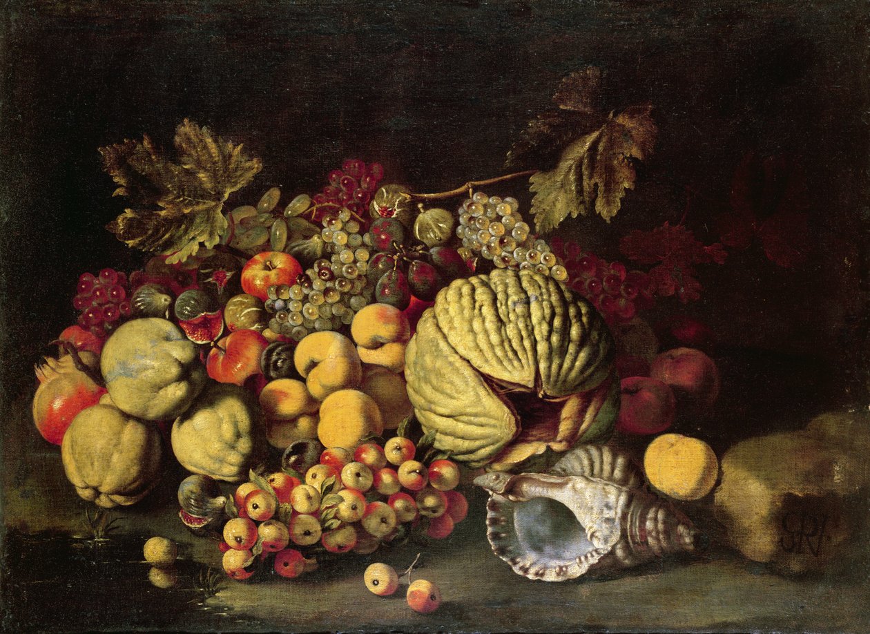 Still Life by Giovanni Battista Ruoppolo or Ruopolo