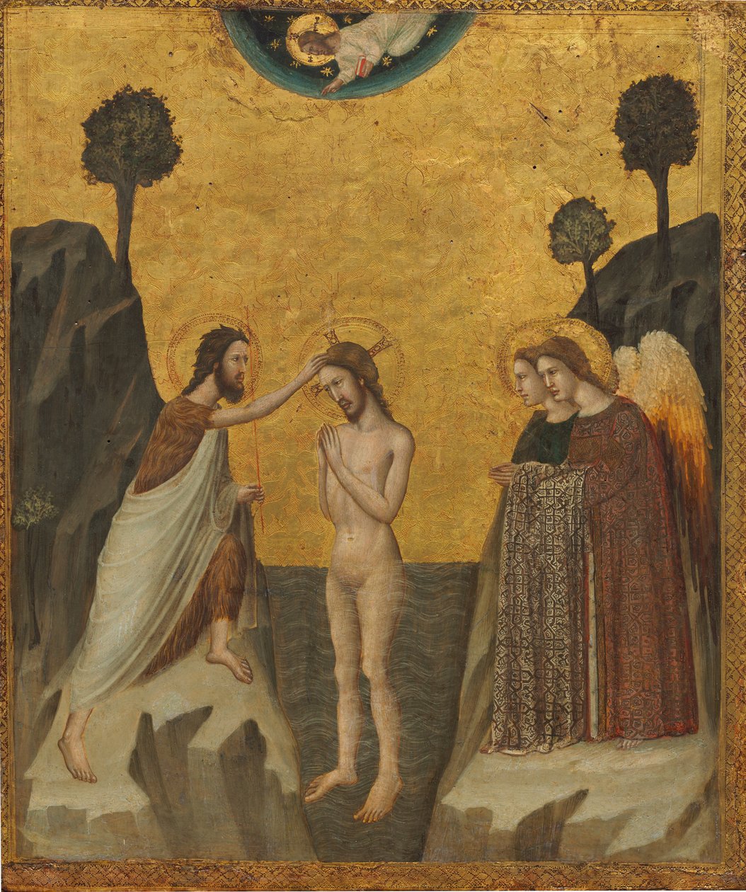 The Baptism of Christ by Giovanni Baronzio