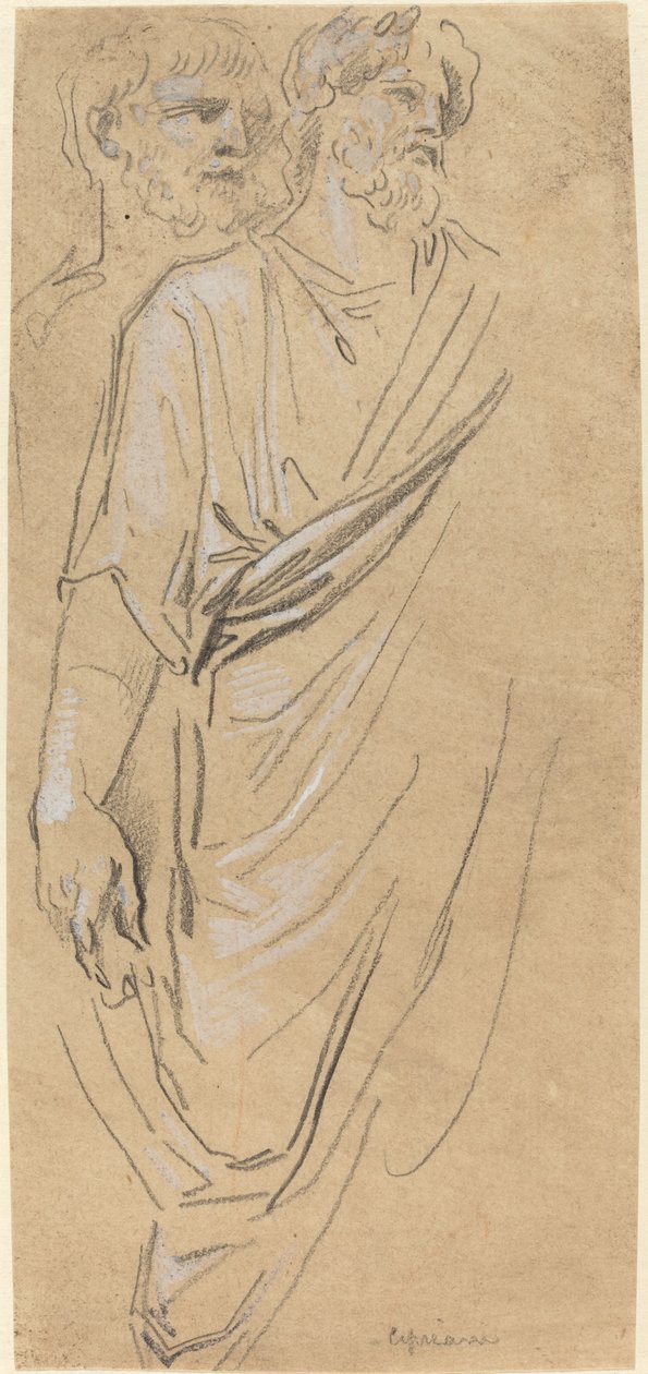 Studies of a Classical Figure by Giovanni Battista Cipriani