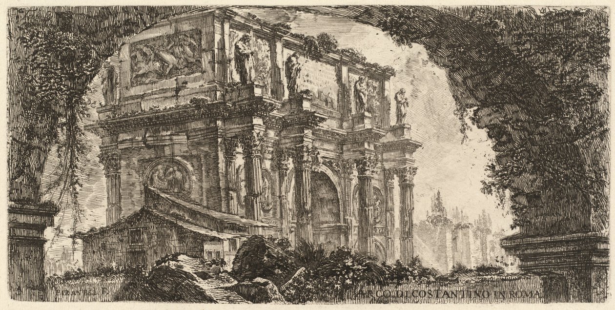 Arch of Constantine by Giovanni Battista Piranesi