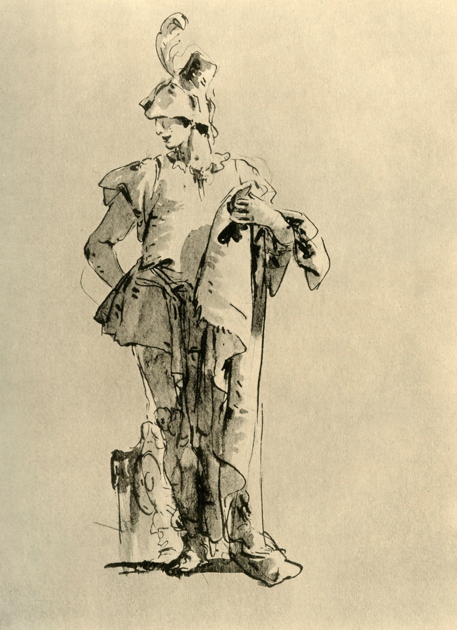 Page by Giovanni Battista Tiepolo
