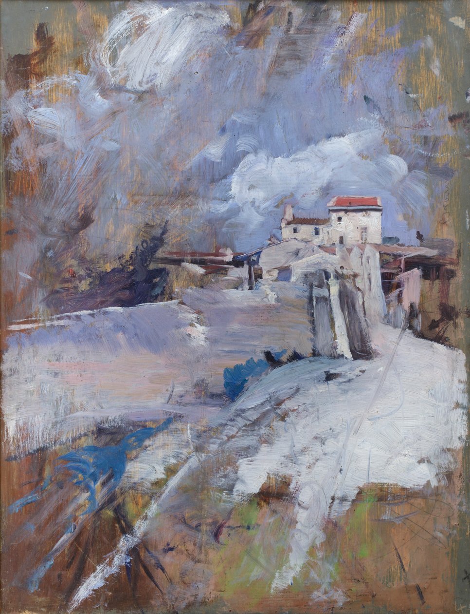 Winter Landscape by Giovanni Boldini