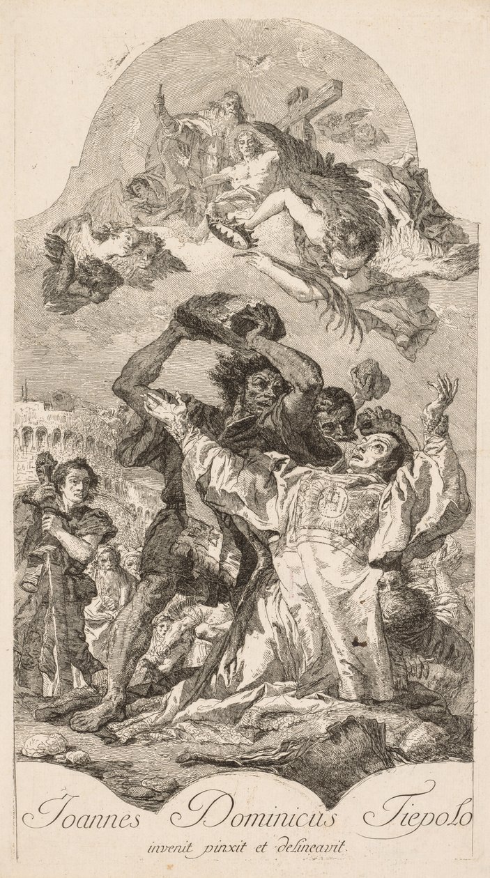 Martyrdom of St. Stephen by Giovanni Domenico Tiepolo