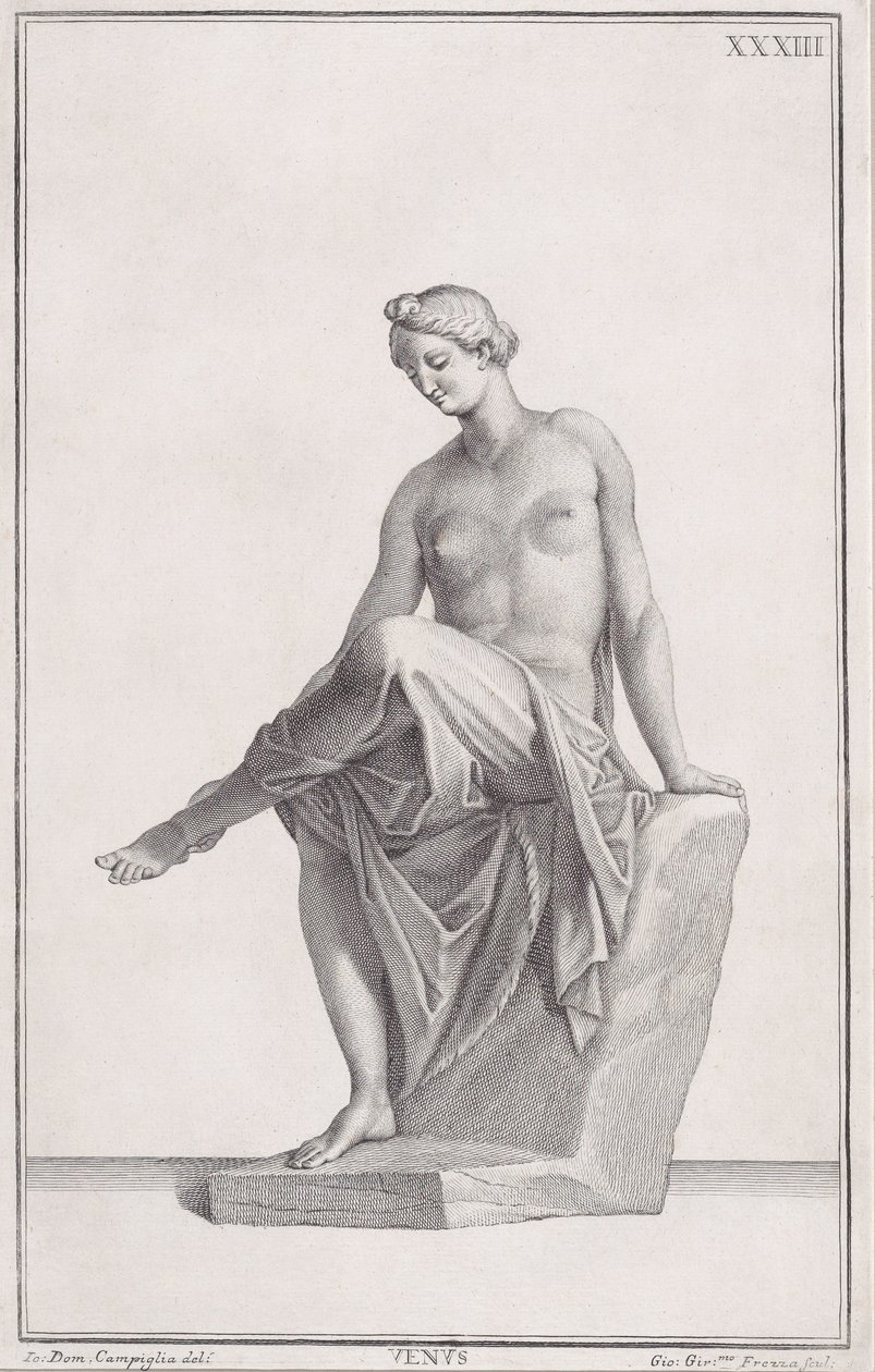 Statue of Venus by Giovanni Girolamo Frezza