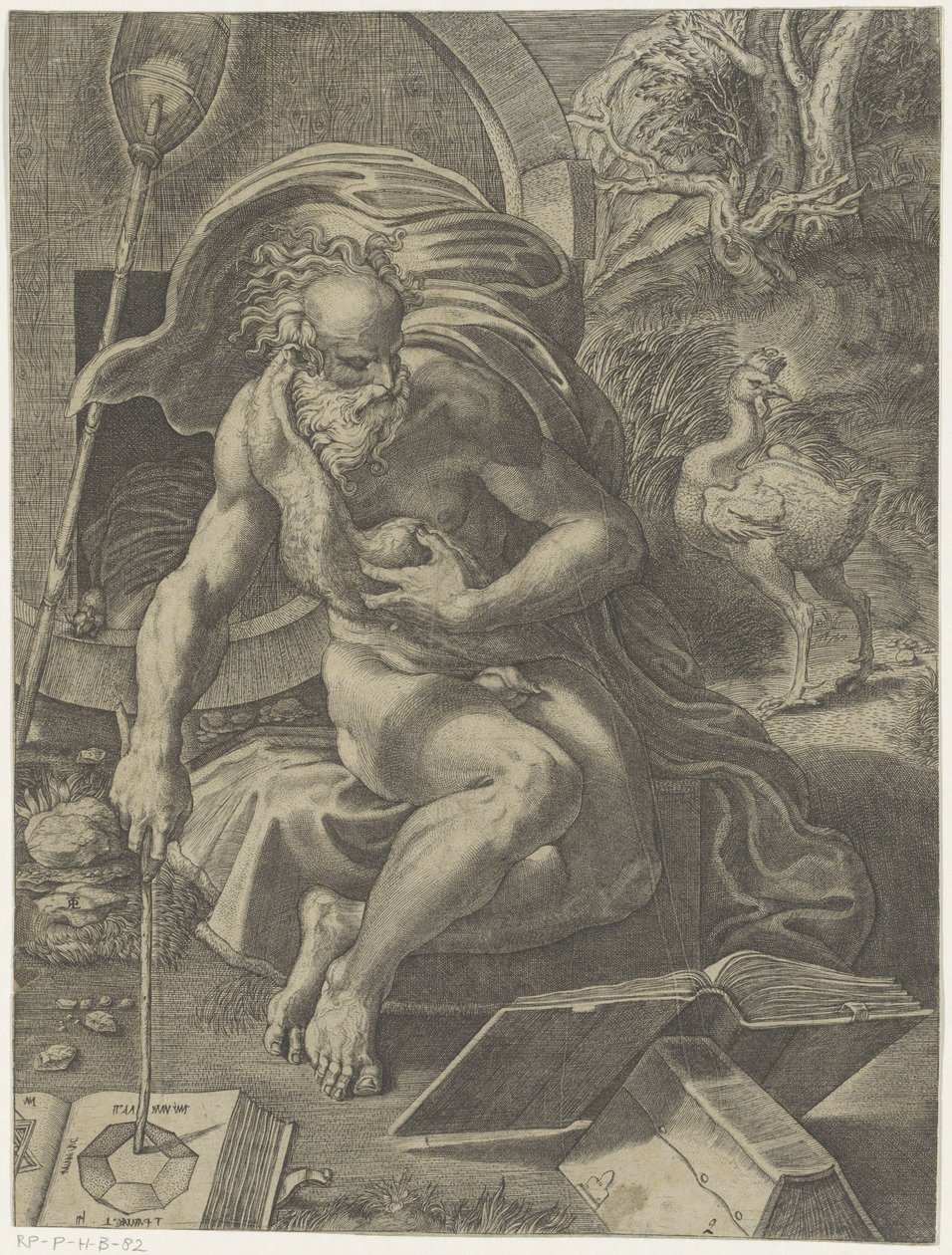 Diogenes by Giovanni Jacopo Caraglio (attributed to)