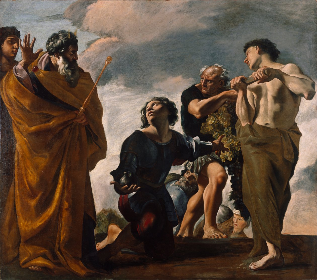 Moses and the Messengers from Canaan by Giovanni Lanfranco