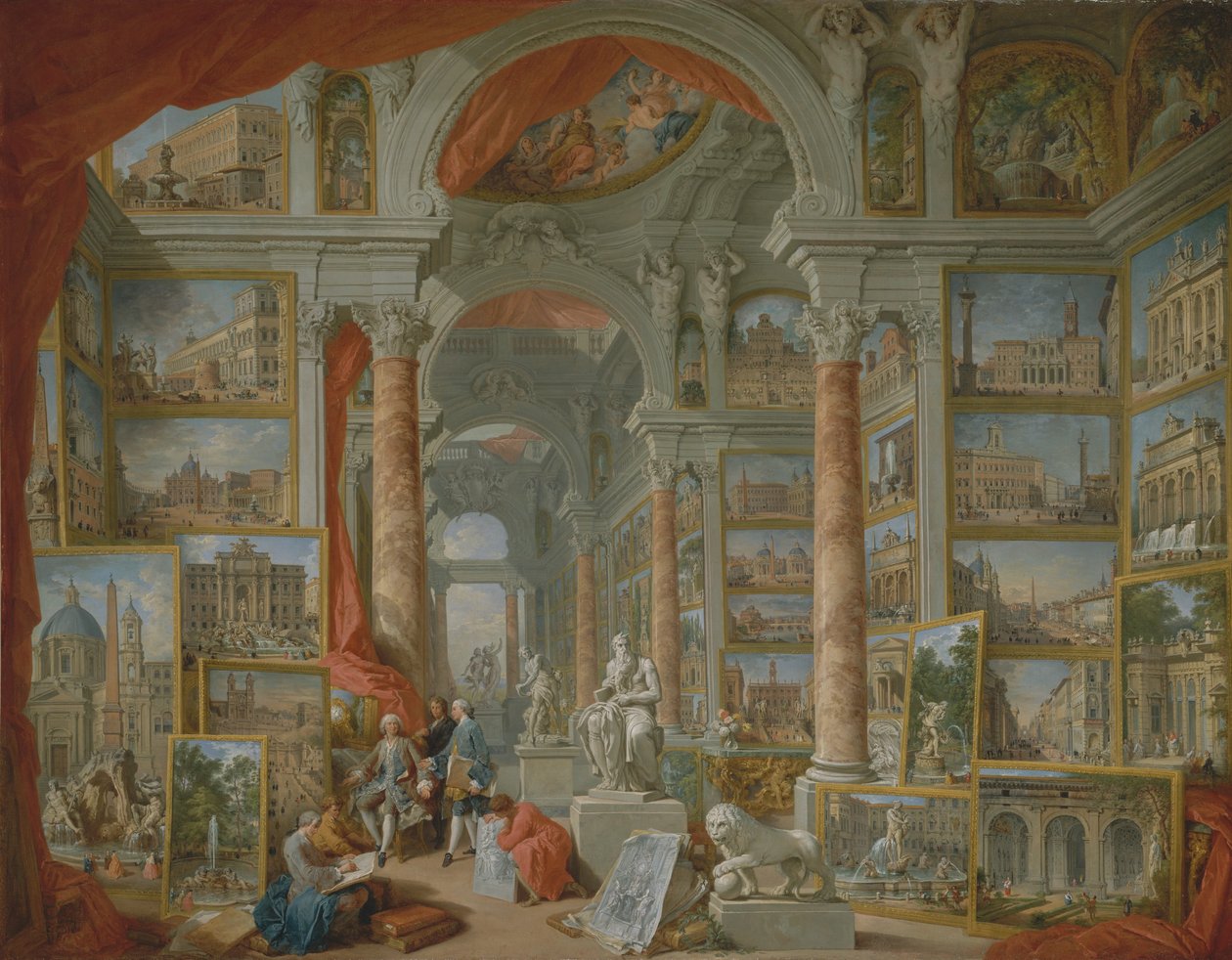 Modern Rome by Giovanni Paolo Panini