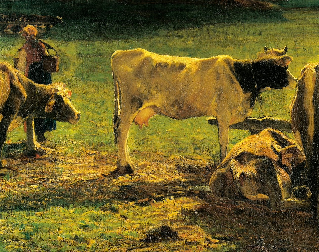Alla Stanga by Giovanni Segantini