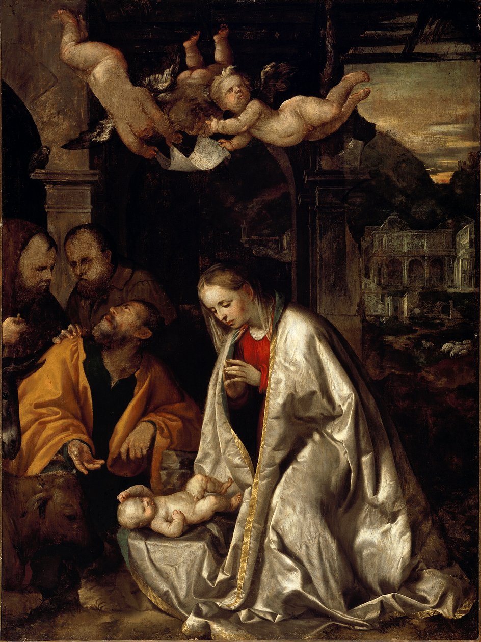 Nativity by Girolamo Romanino