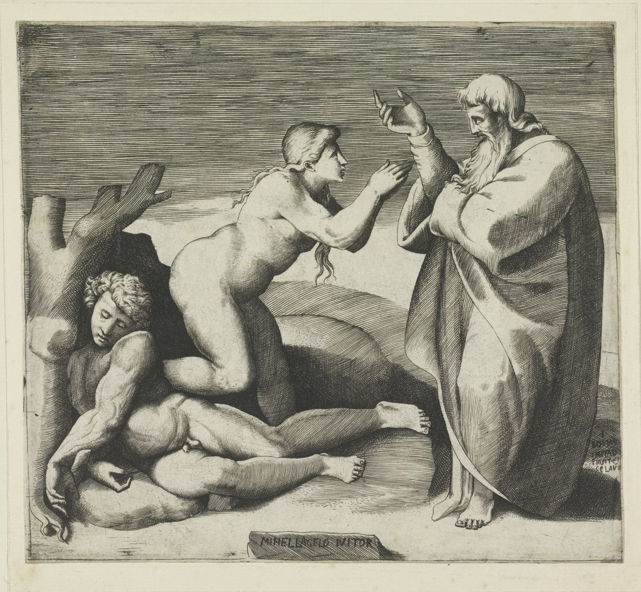 Creation of Eve by Giulio Bonasone