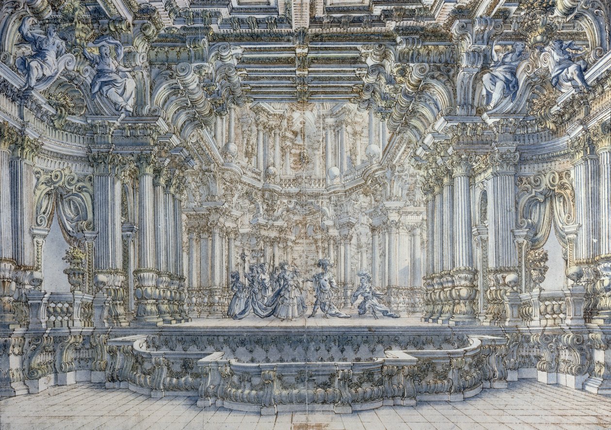 Theatre Stage Set by Giuseppe Bibiena