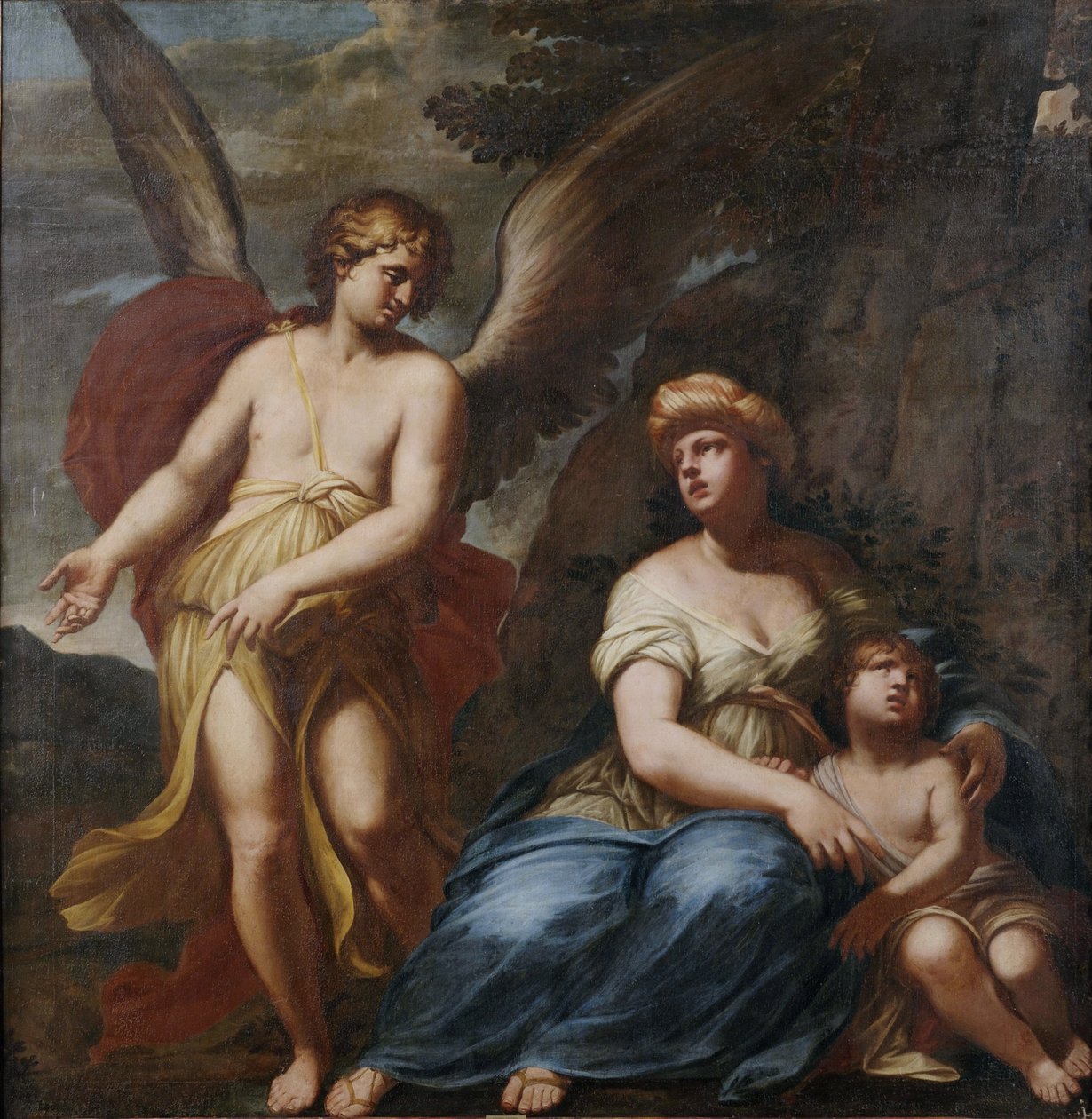 The Angel Shows Hagar and Ishmael the Way to the Saving Well by Giuseppe Diamantini