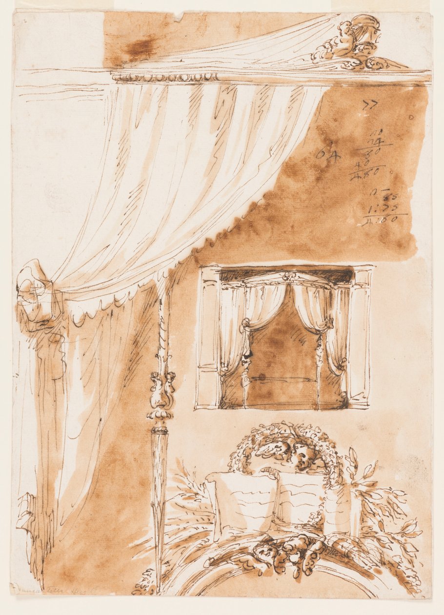 Bed Alcove by Giuseppe Barberi