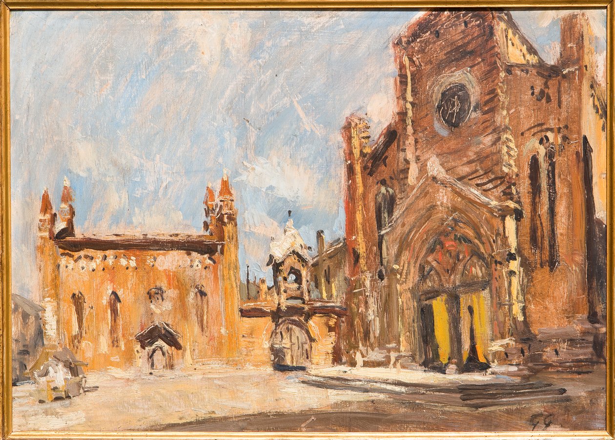 Square in Verona by Giuseppe Graziosi