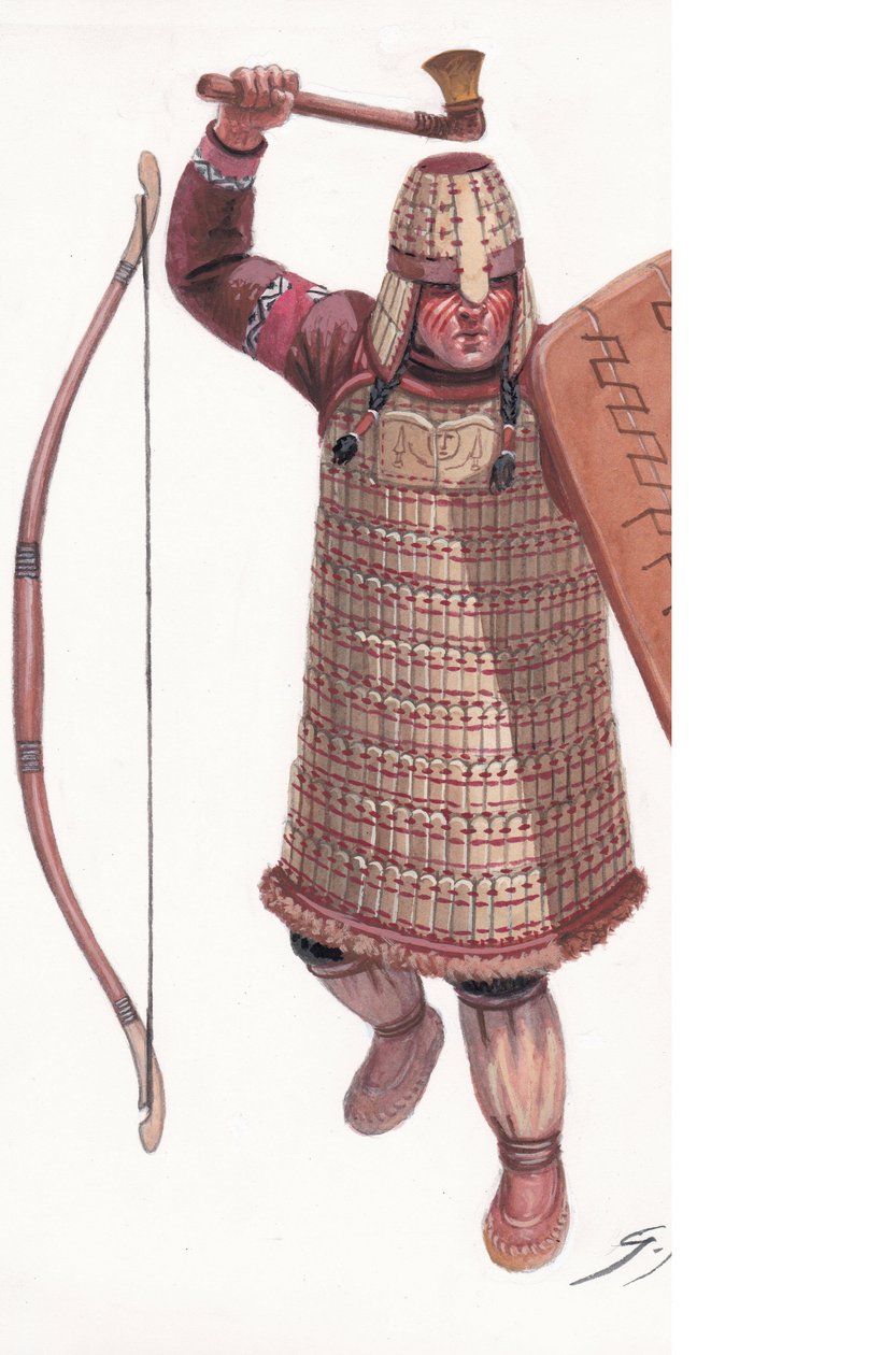 Finno Ugric warrior by Giuseppe Rava