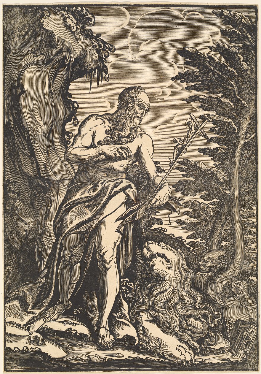 Saint Jerome by Giuseppe Scolari