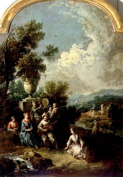 An Open Air Concert by Giuseppe Zais