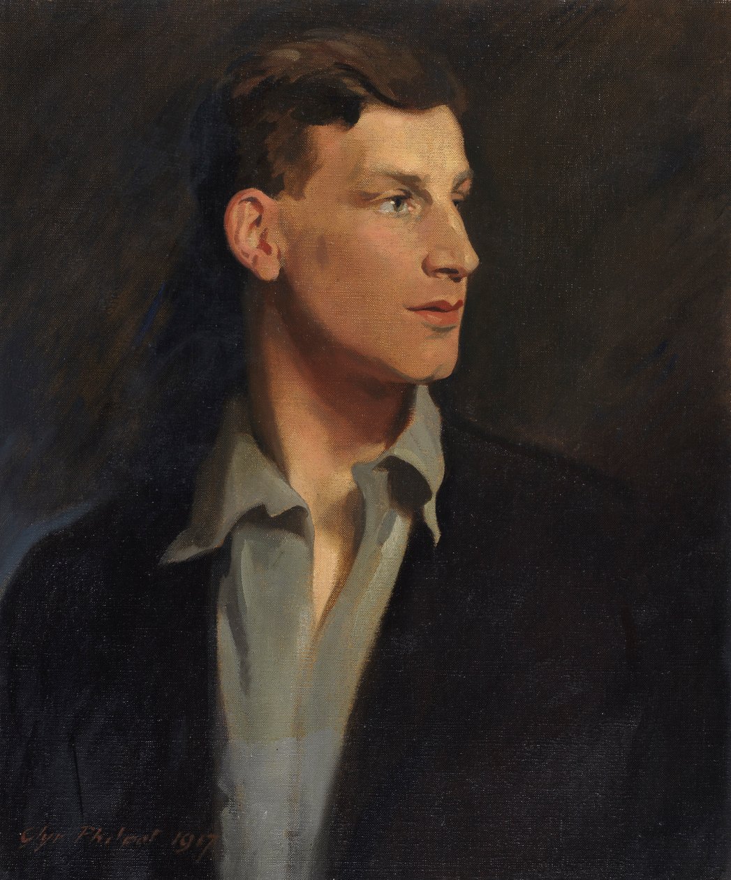 Portrait of Siegfried Sassoon (1886-1967) 1917 by Glyn Warren Philpot