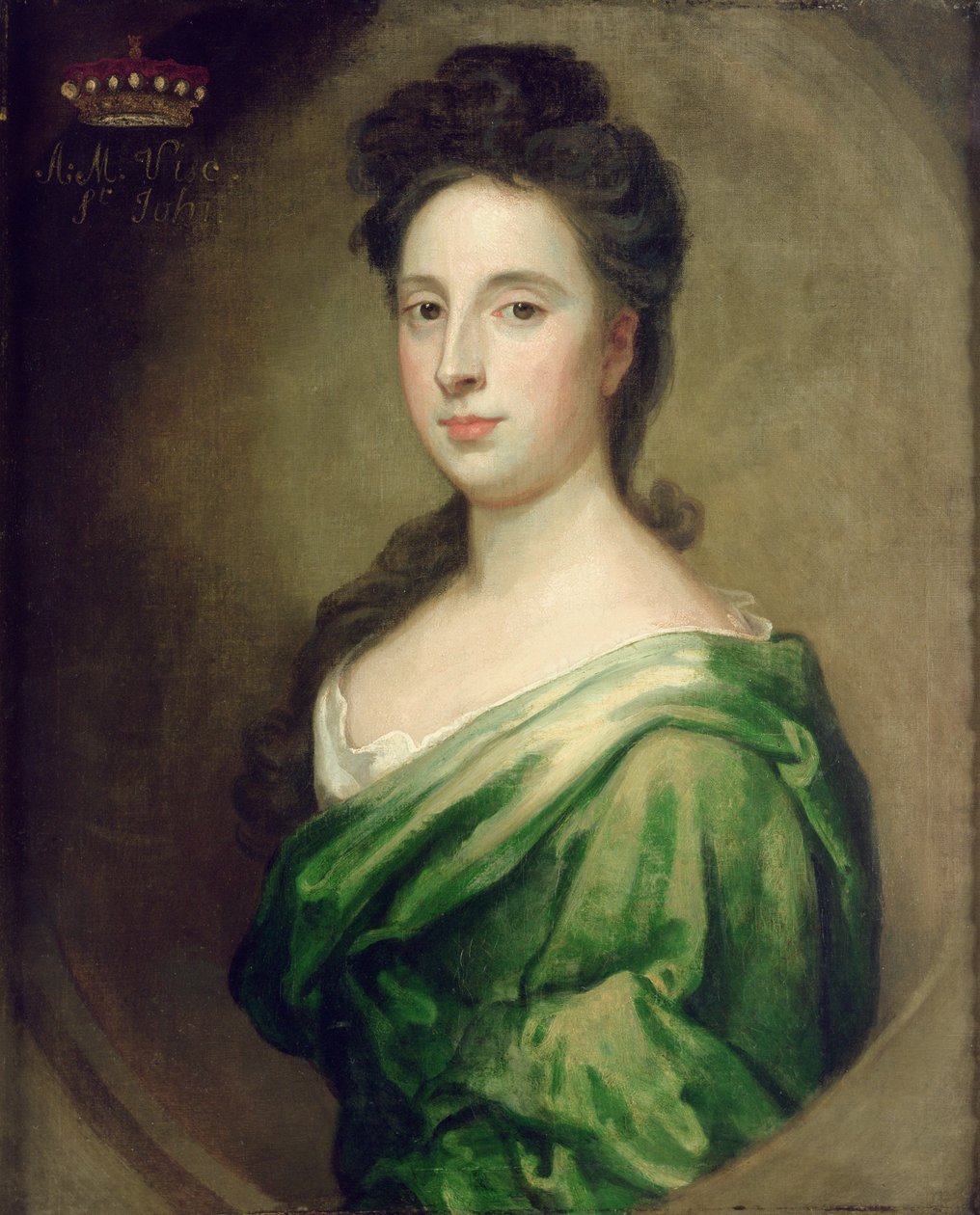 Portrait of Angelina Magdalena, second wife of 1st Viscount St. John by Godfrey Kneller