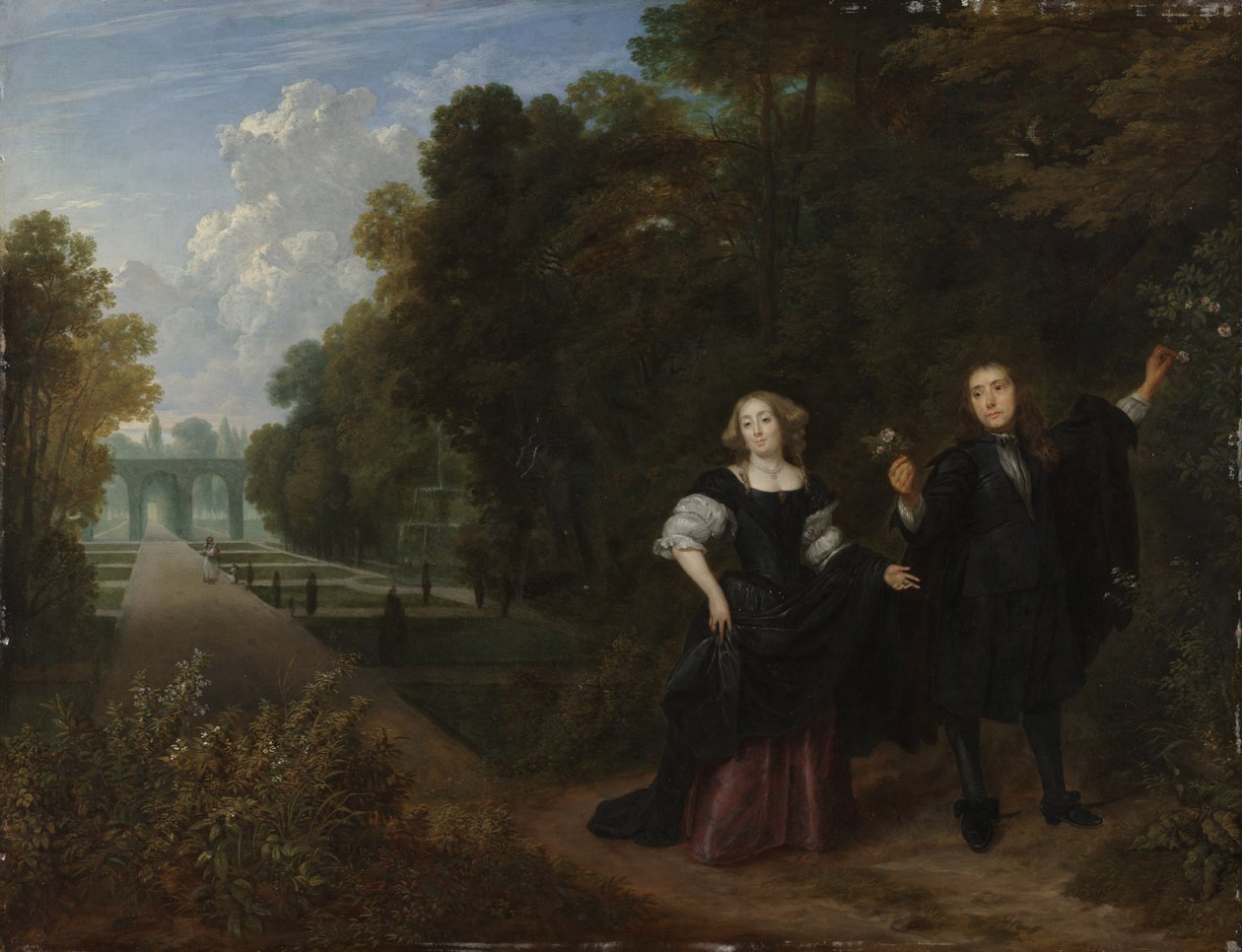 The Promenade by Gonzales Coques