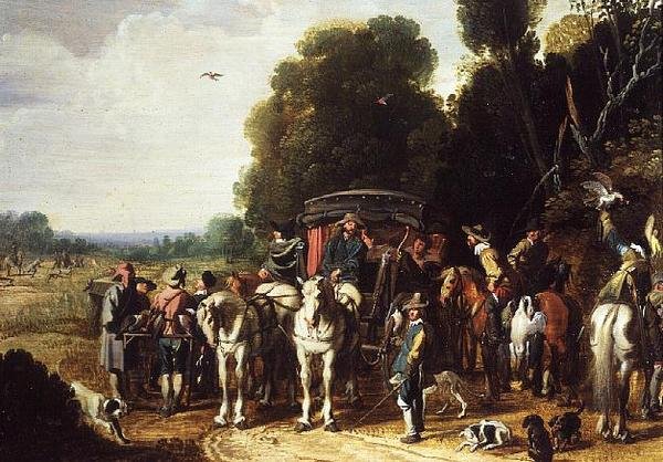 A Hunting Party by Govaert Jansz