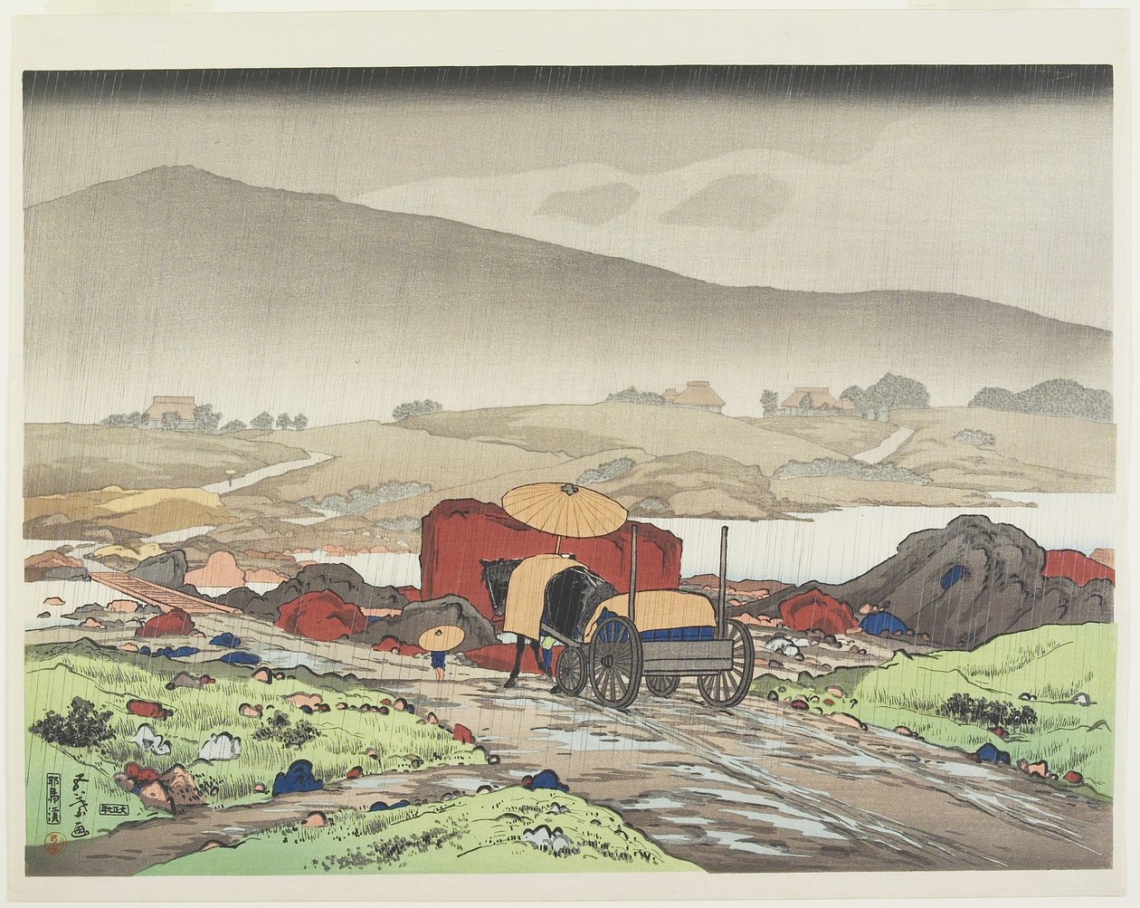 Yaba Valley, 1918 by Goyo Hashiguchi
