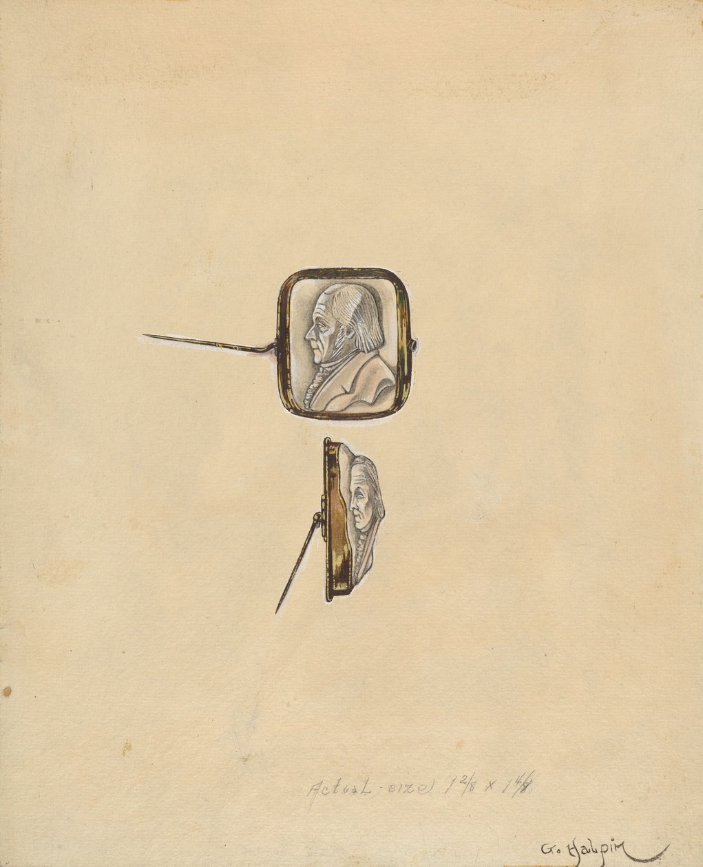 Cameo Brooch by Grace Halpin