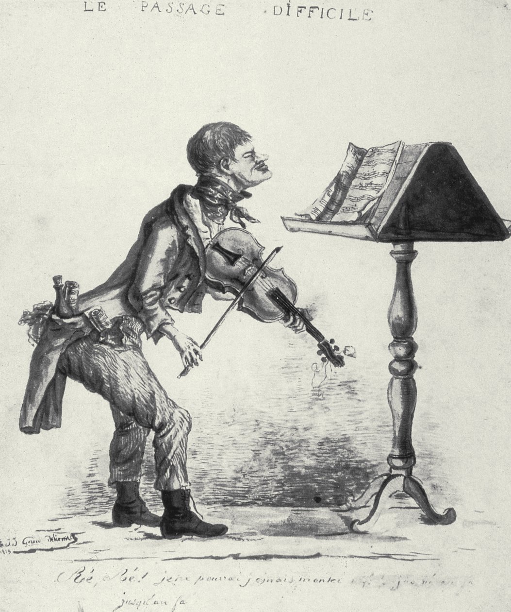 The Difficult Passage by Grandville