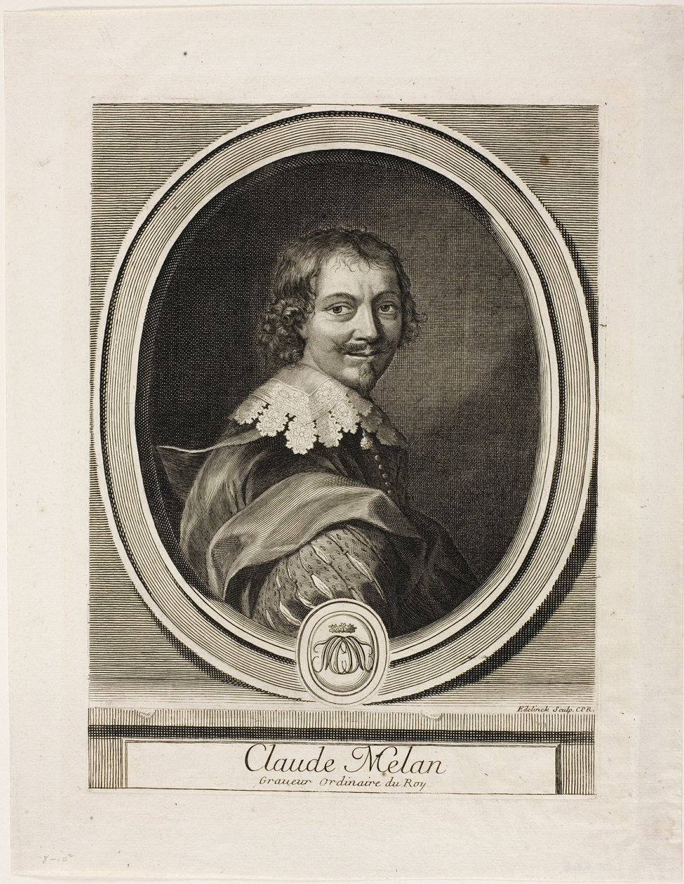 Claude Mellan by Gérard Edelinck