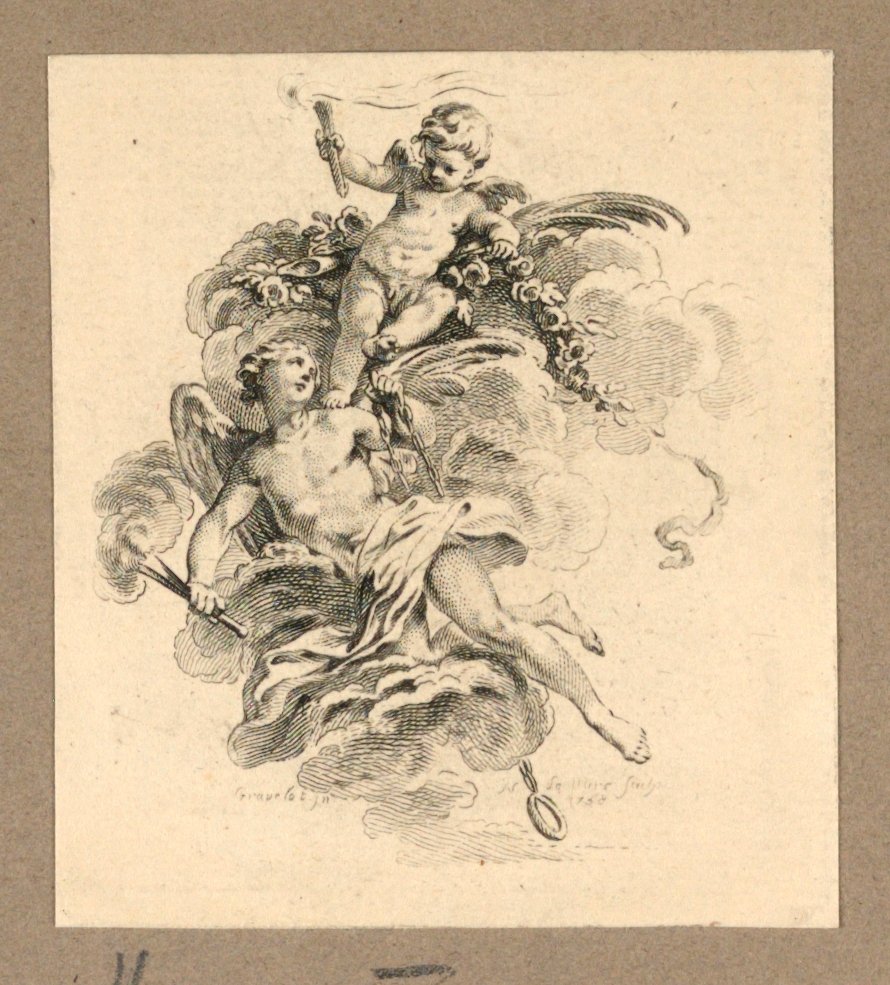 Hymen and Putto by Gravelot