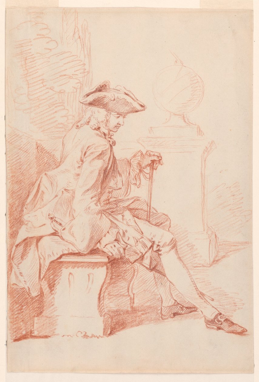 Seated Gentleman by Gravelot