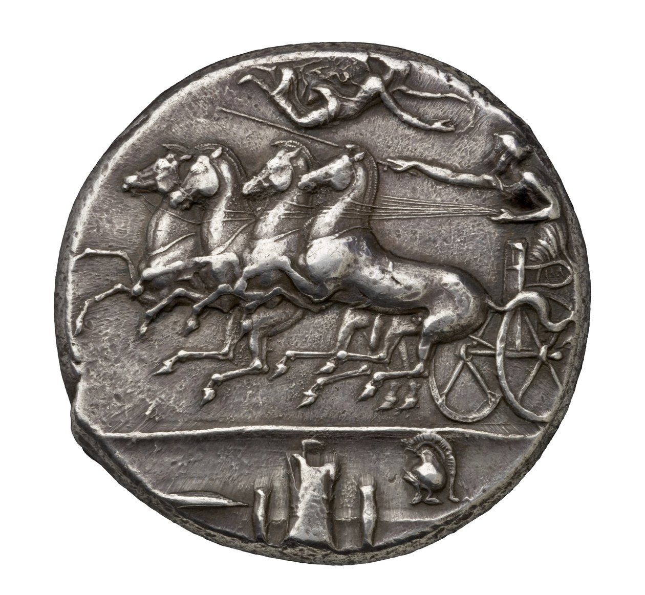 Ancient Greek Silver Coin from Syracuse by Greek