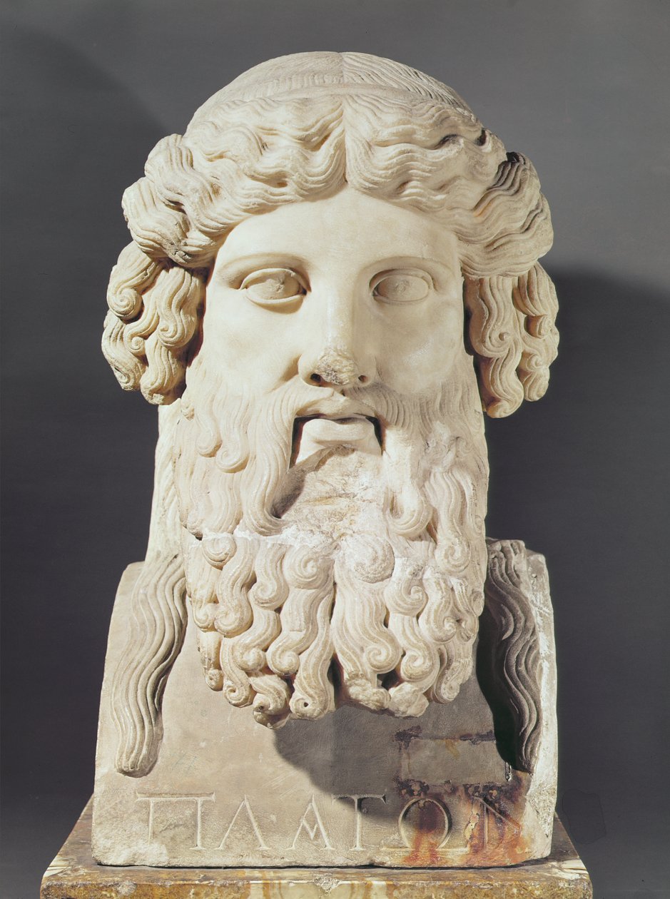 Bust of Plato by Greek