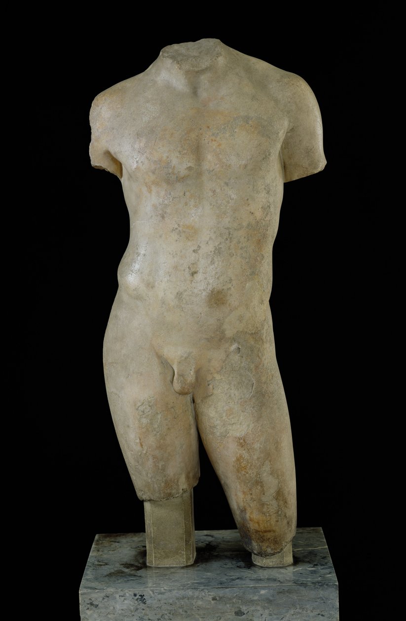 Nude male torso by Greek