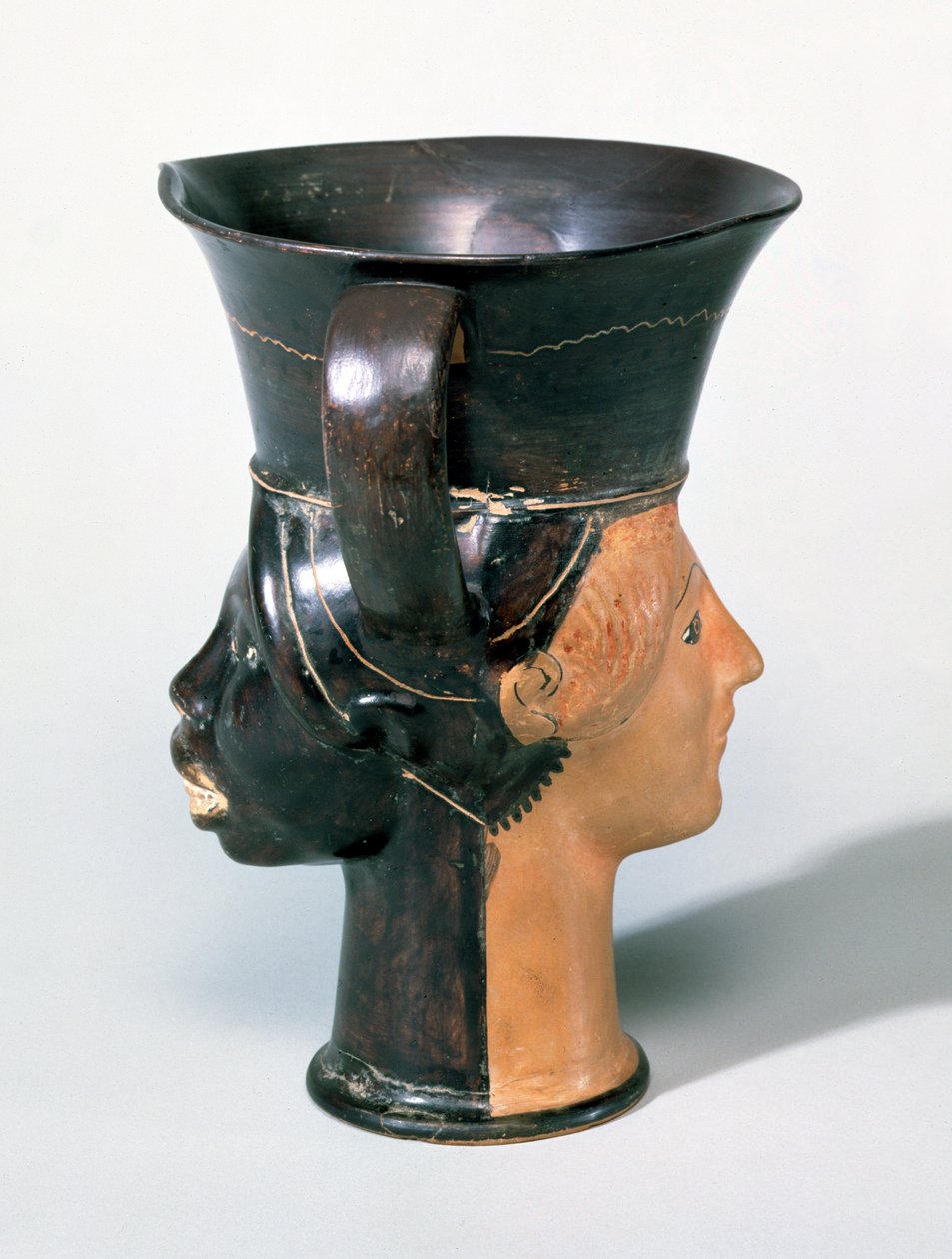 Attic Janiform Kantharos Cup by Greek