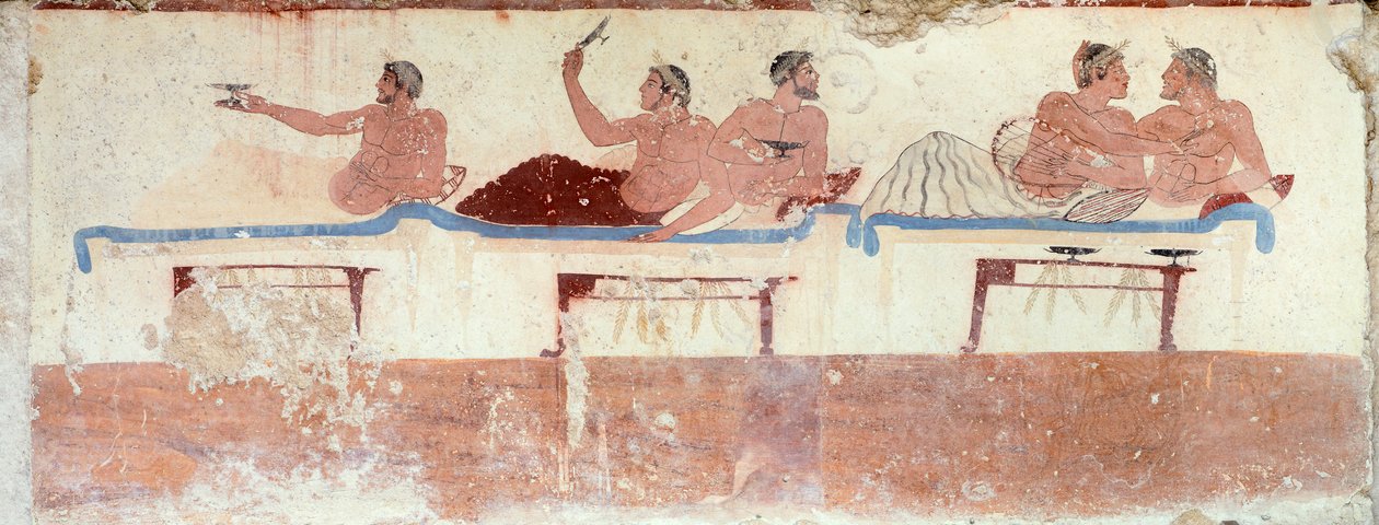 Symposium Scene by Greek