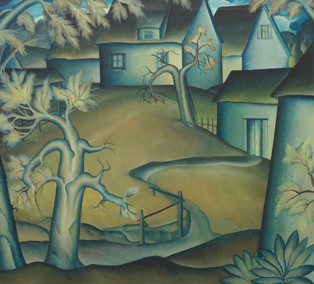 Houses on the Hill by Gregor Perusek