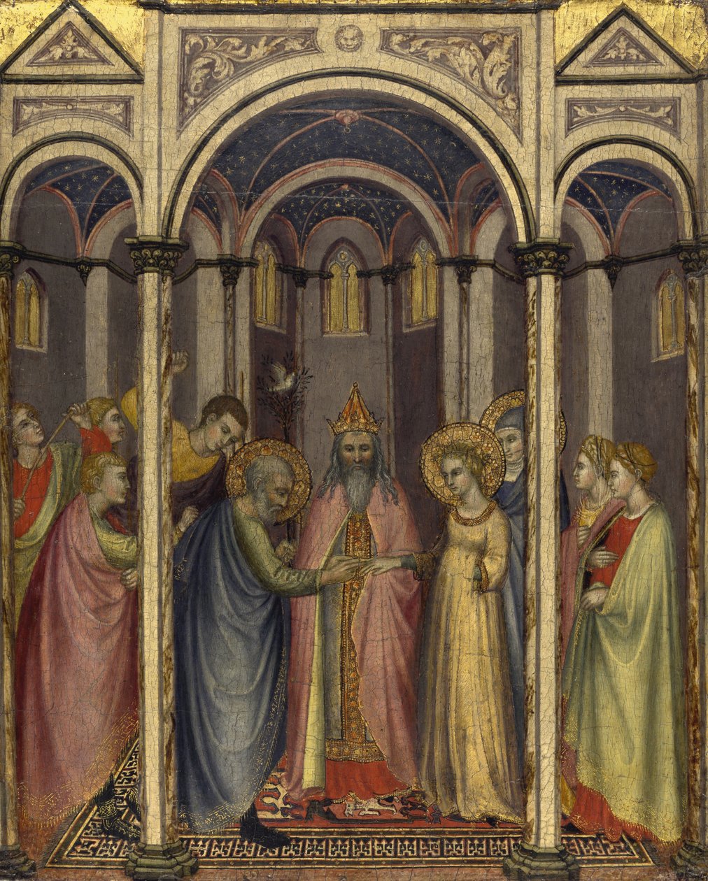 The Marriage of the Virgin by Gregorio di Cecco