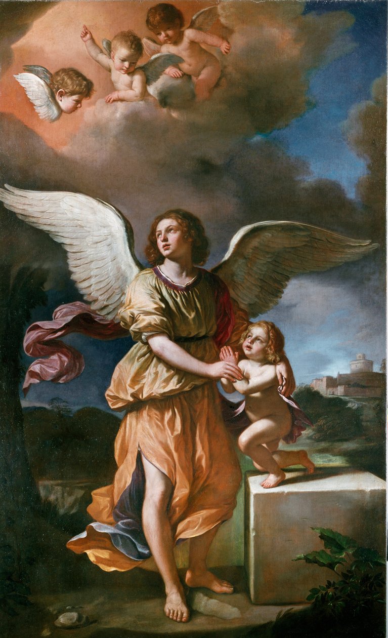 The Guardian Angel by Guercino