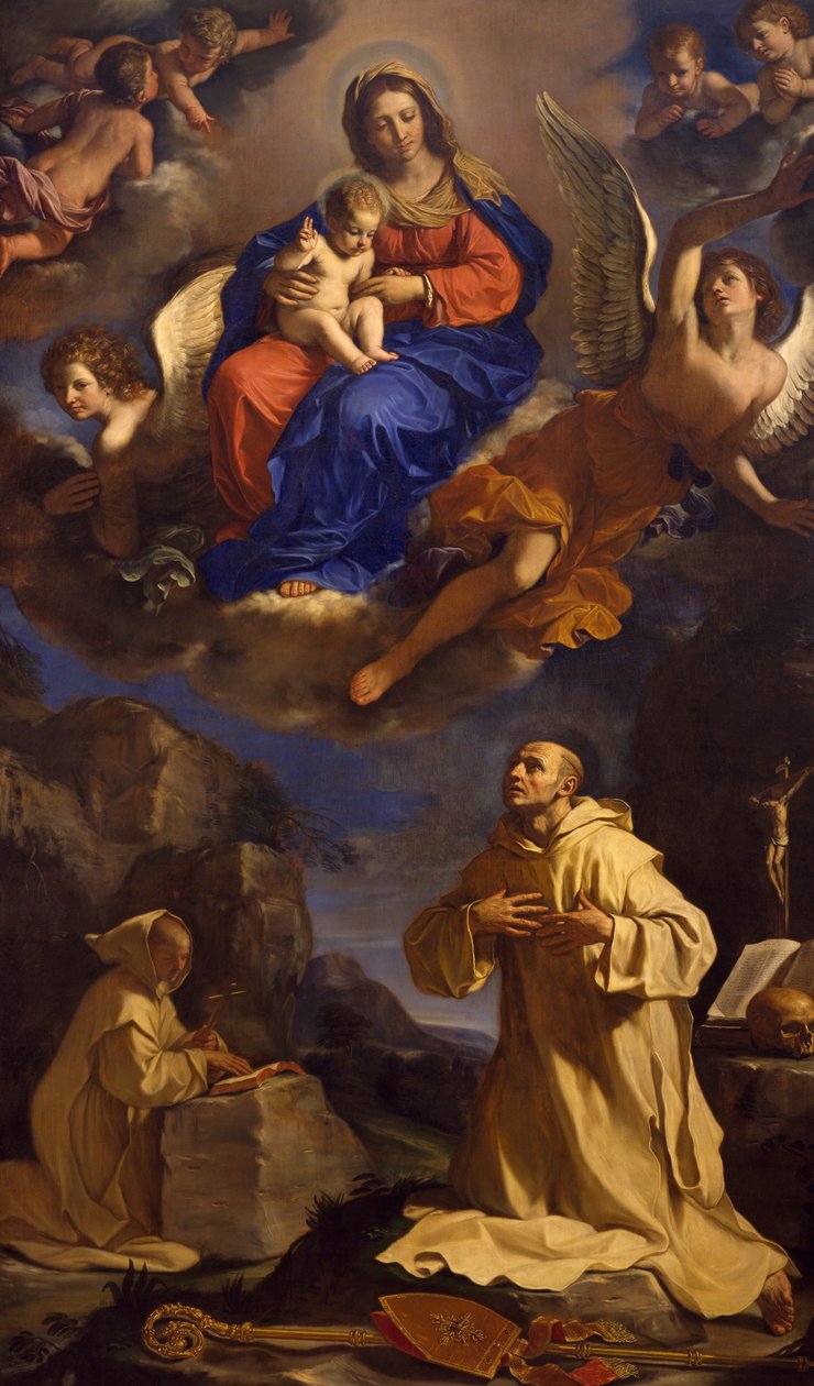 The Vision of St Bruno by Guercino