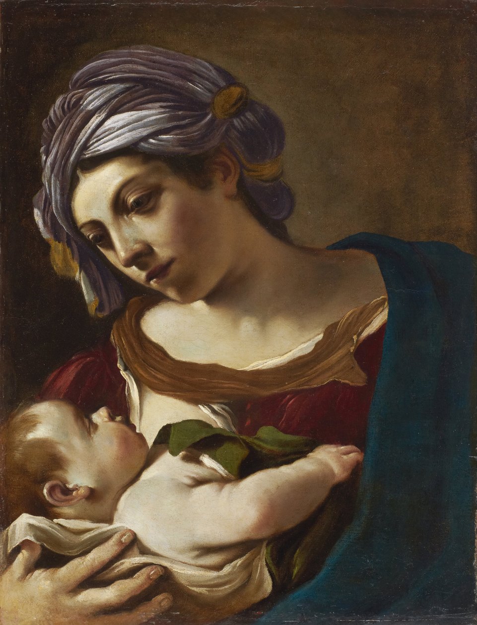 Madonna and Child by Guercino