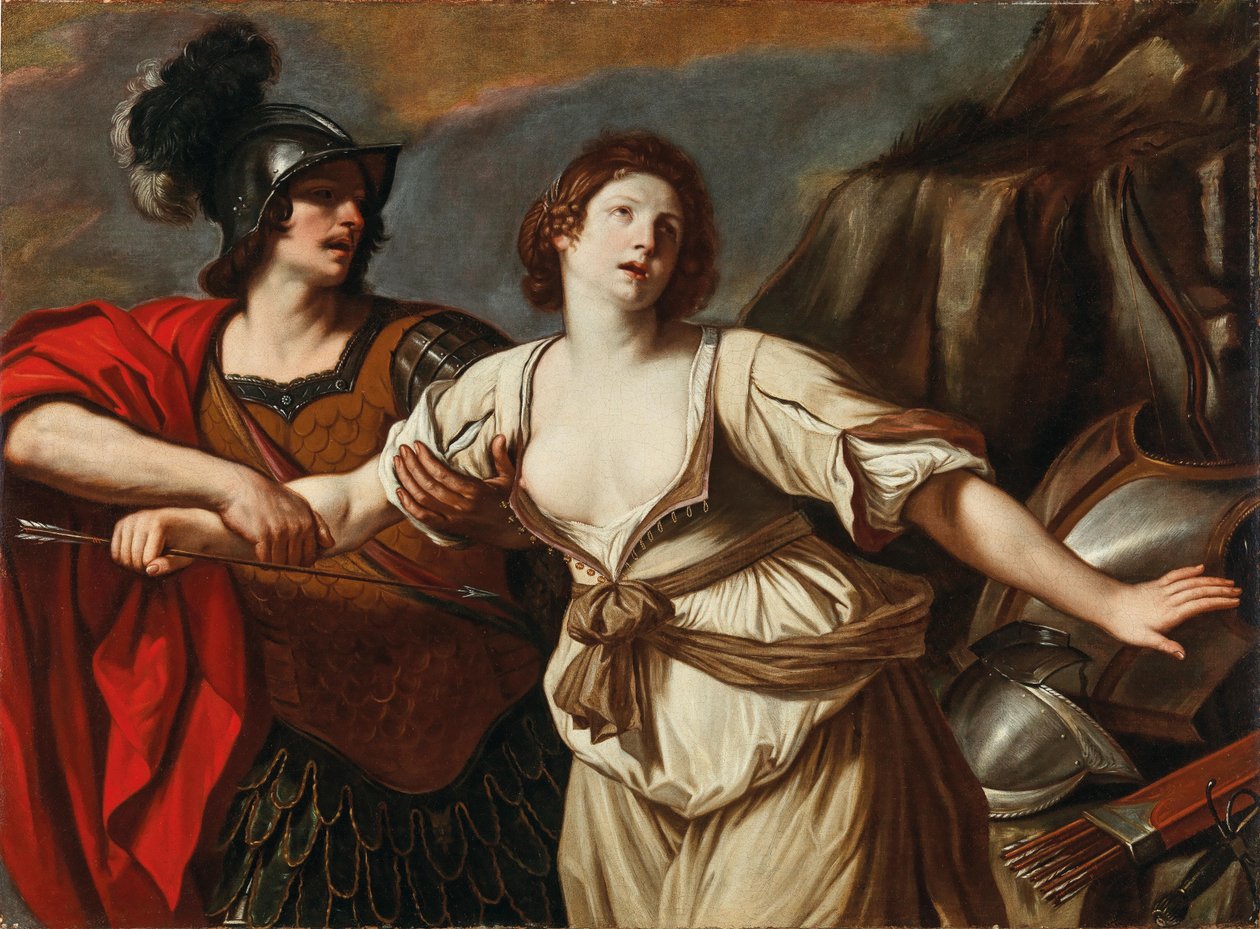 Rinaldo and Armida by Guercino