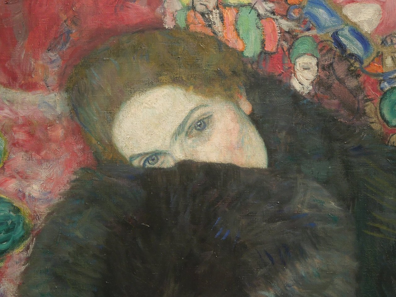 Lady with a Muff by Gustav Klimt
