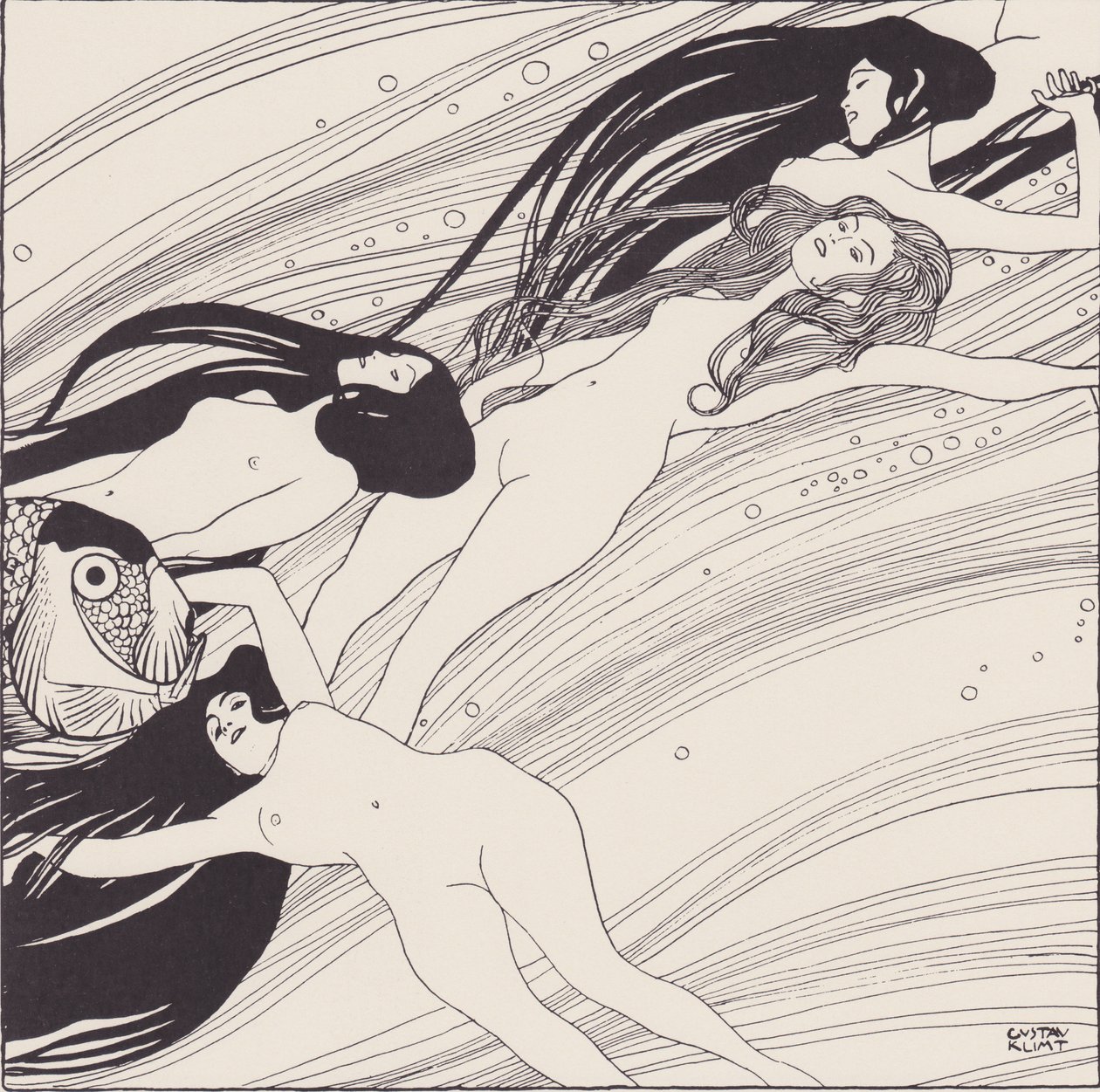 Fish Blood by Gustav Klimt